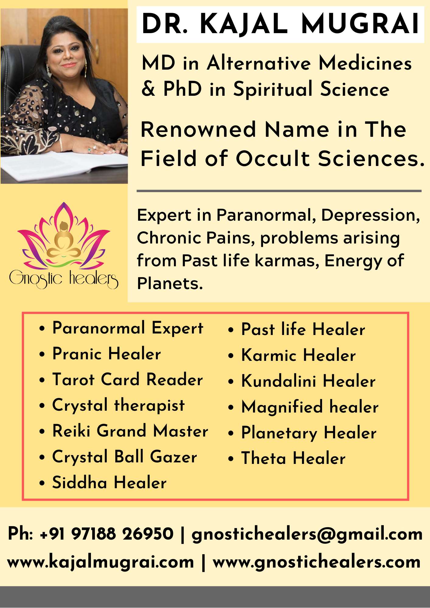 Holistic Healer by Dr. Kajal Mugrai - Chandigarh