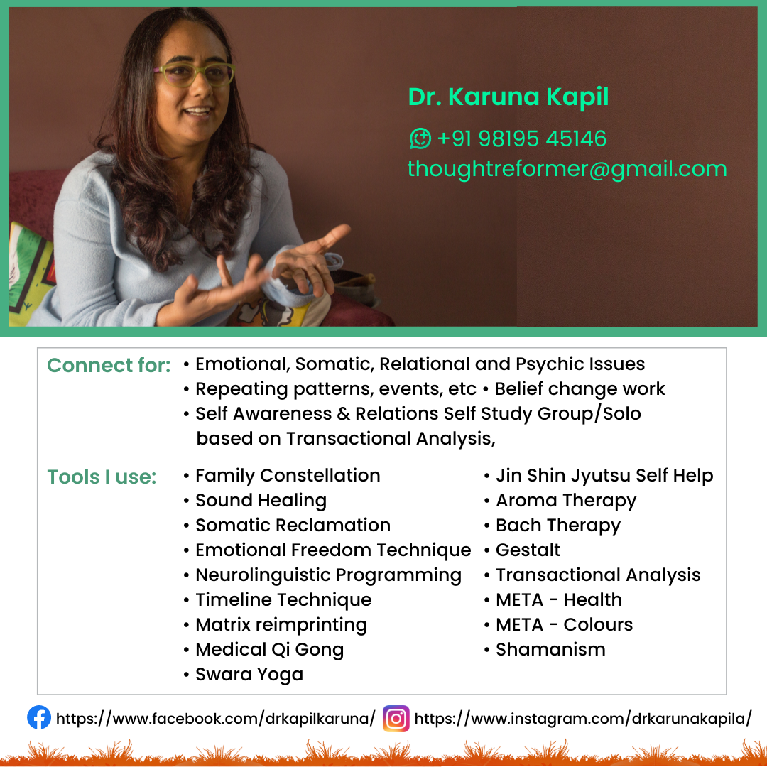 Dr Karuna Kapil - therapist of Energy Healing, Family Constellation - Andheri