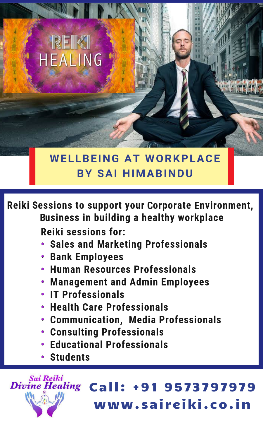 Wellbeing and Stress Management at workplace by Sai Hima Bindu - Madurai