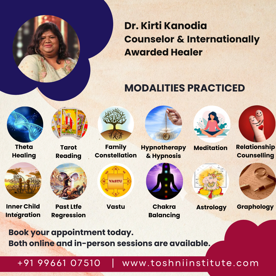 Counsellor & Holistic Healer by Dr. Kirti Kanodia - Hyderabad