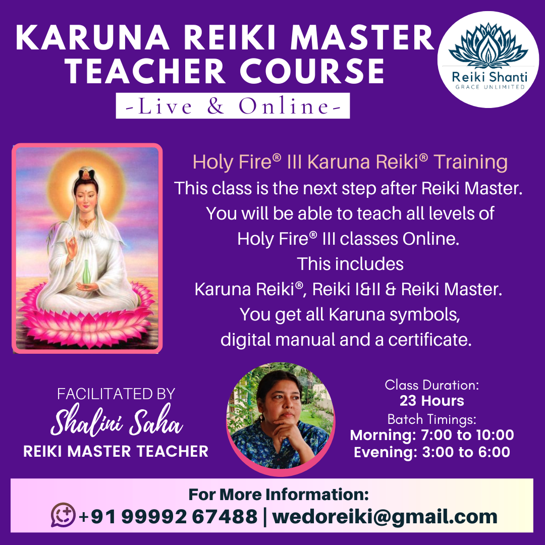 ICRT - Karuna Reiki Master Teacher Course - Shalini Saha - Dharamshala