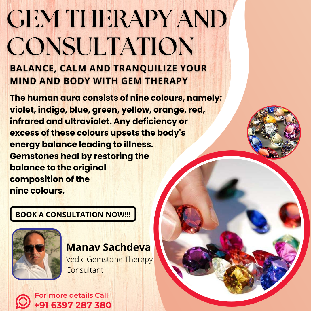 Gem Therapy and Consultation By Manav Sachdeva - Faridabad