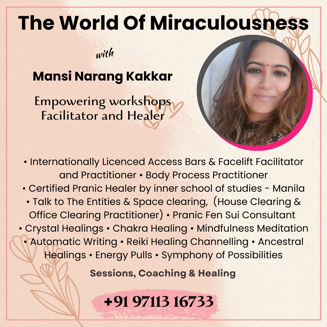 The World Of Miraculousness with Mansi Narang Kakkar - Faridabad