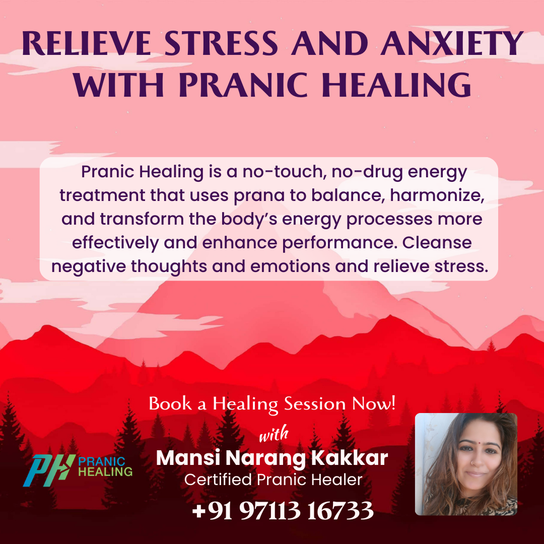 Stress Management Through Pranic Healing - Mansi Narang Kakkar - Hyderabad