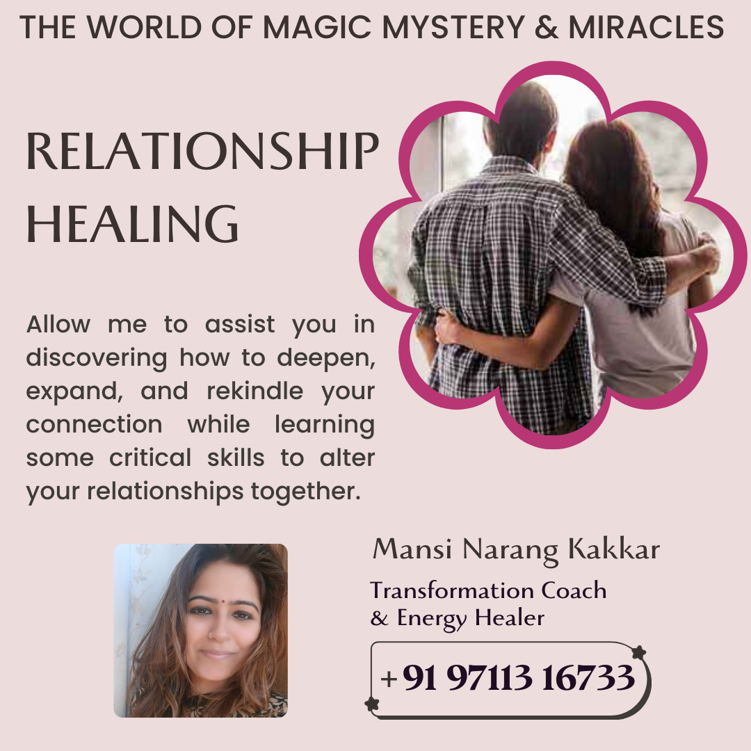 Pranic Healing for Relationships - Mansi Narang Kakkar - Bangalore