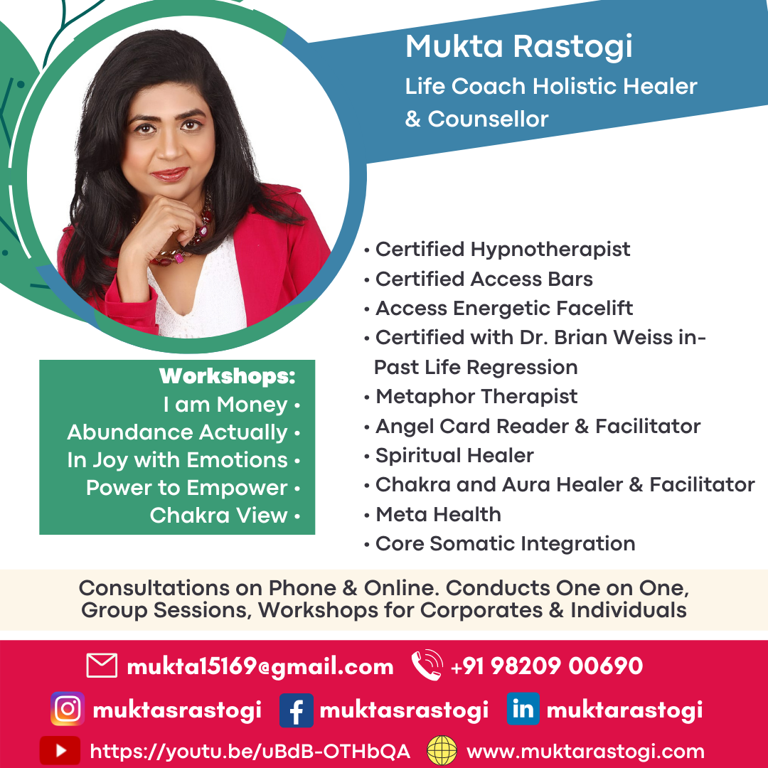Mukta Rastogi - Vibrant and intuitive Healer and Life Counselor - Juhu
