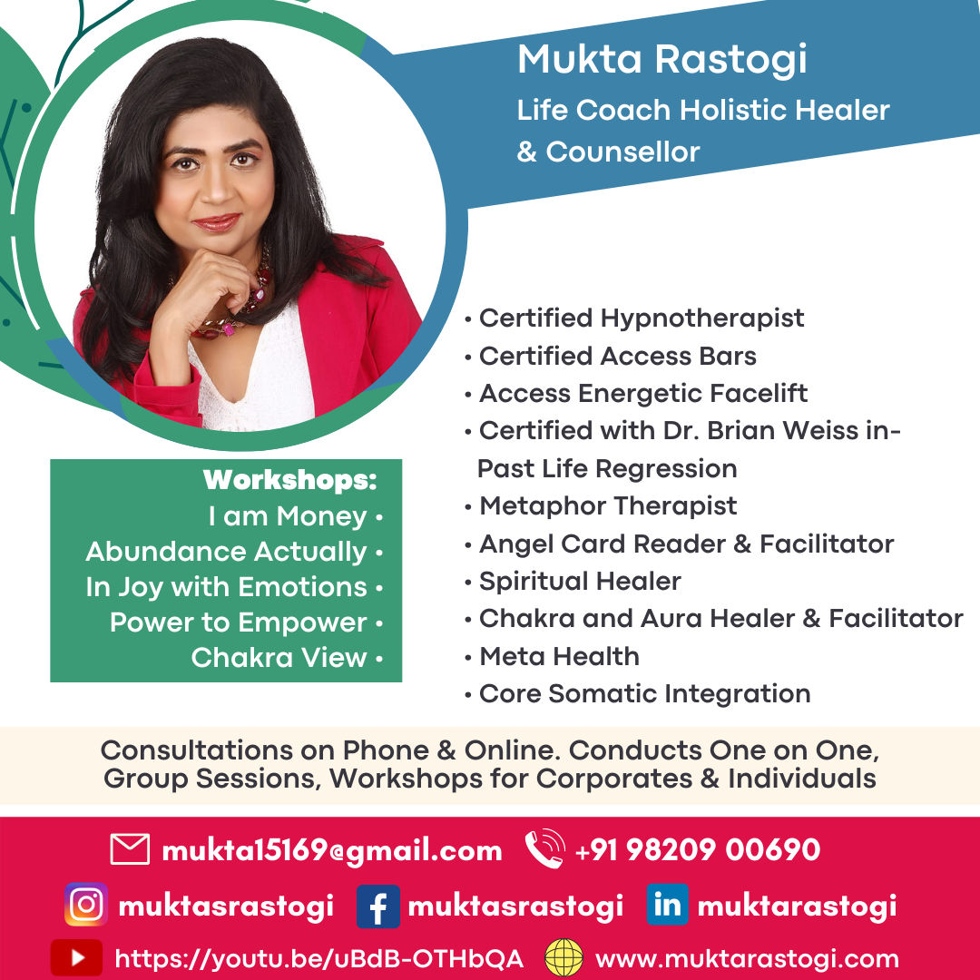 Mukta Rastogi - Vibrant and intuitive Healer and Life Counselor - Visakhapatnam