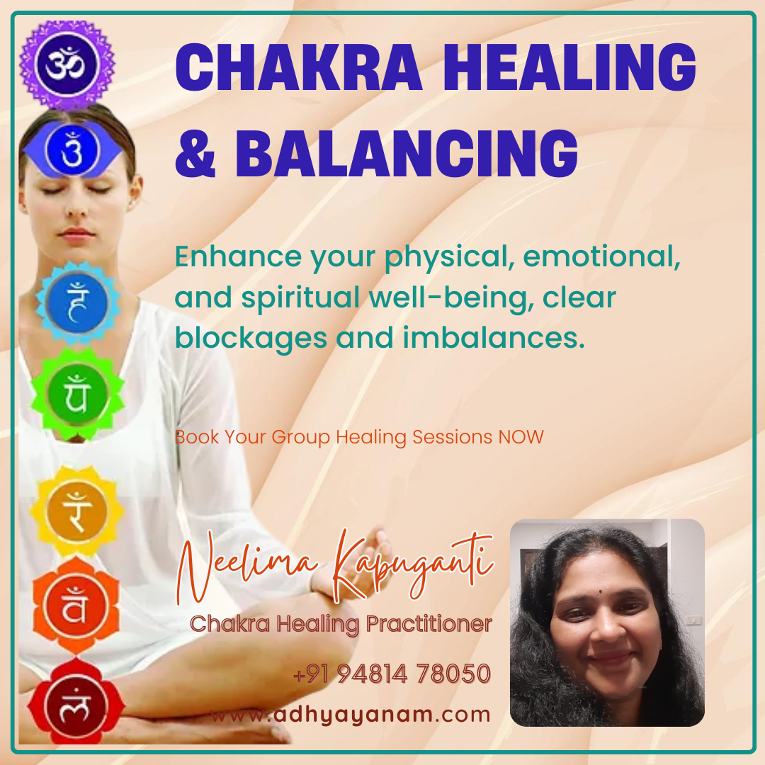 Chakra Healing & Balancing - Neelima Kapuganti - Banashankari