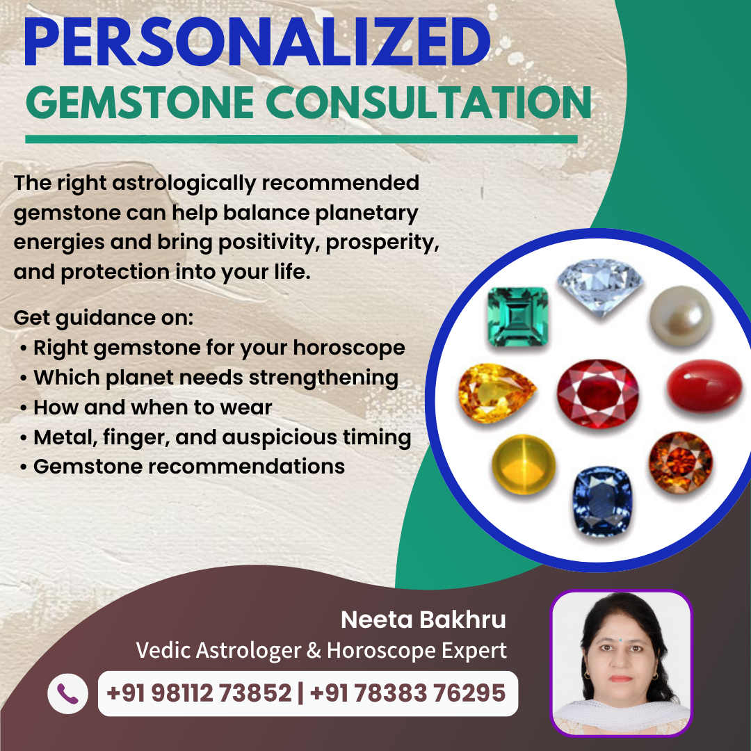 Neeta Bakhru - Astrologer Gemstone Consultant - Delhi
