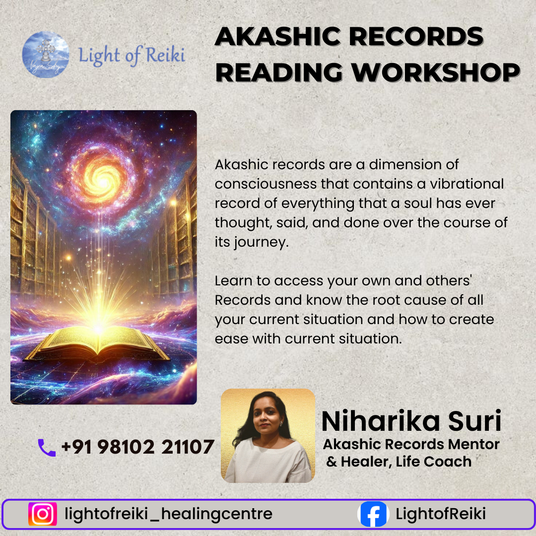 Akashic Records Reading Workshop by Niharika Suri - Ahmedabad