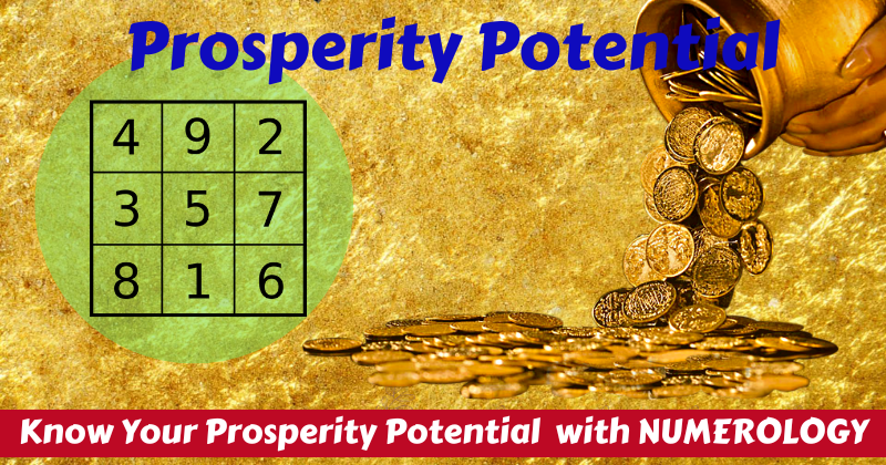 Numerology - Money & Prosperity Potential -  Juhu