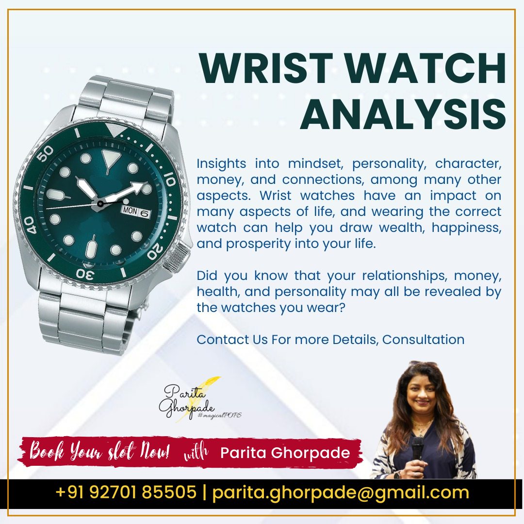 Wristwatch Analysis And Therapy by Parita Ghorpade - Zurich