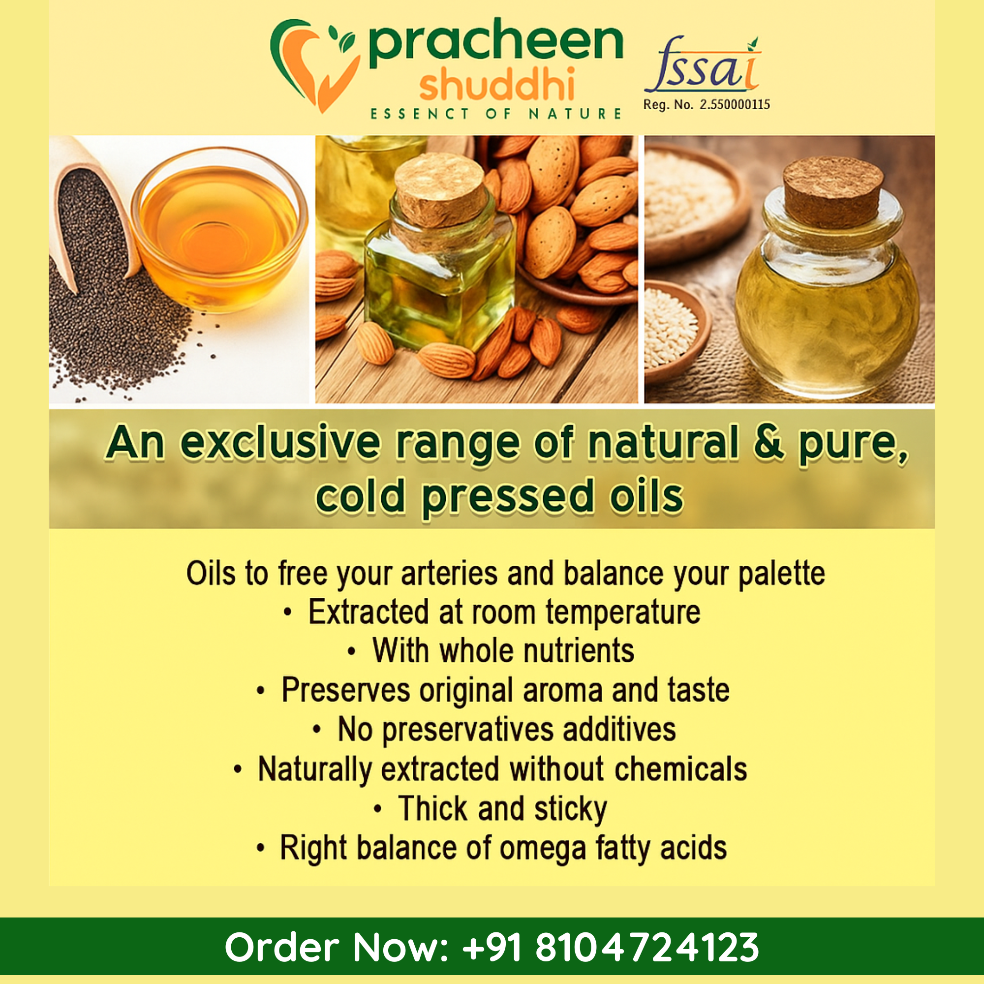 Pracheen Shuddhi - Natural Edible Oils Mumbai