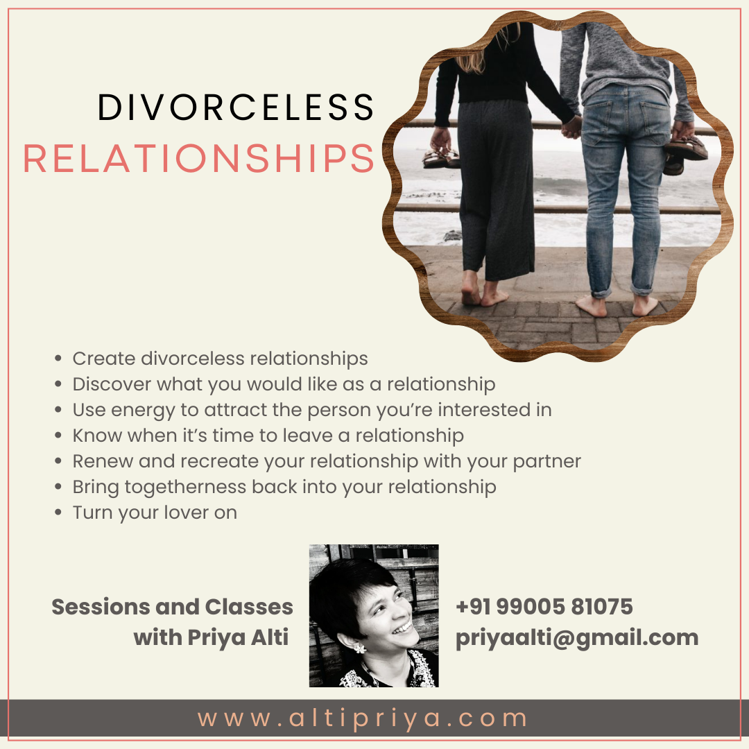 Divorceless Relationship tools by Priya Alti - Bhopal
