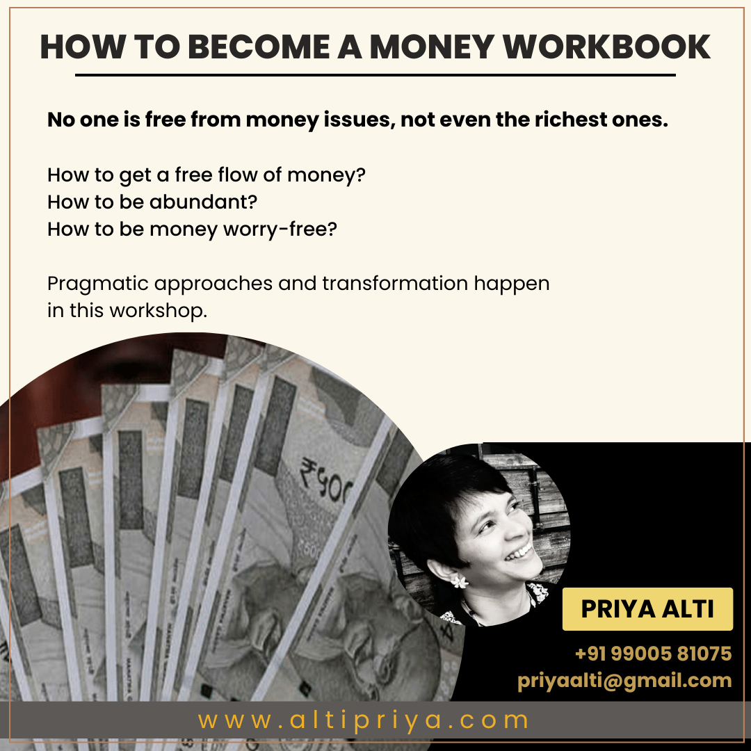 How To Become A Money Workbook by Priya Alti - Bangalore