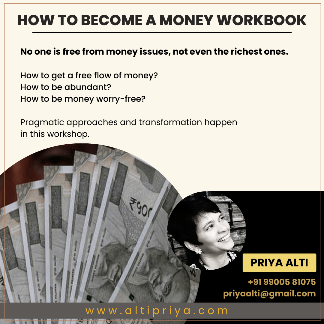 How To Become A Money Workbook by Priya Alti - Coimbatore