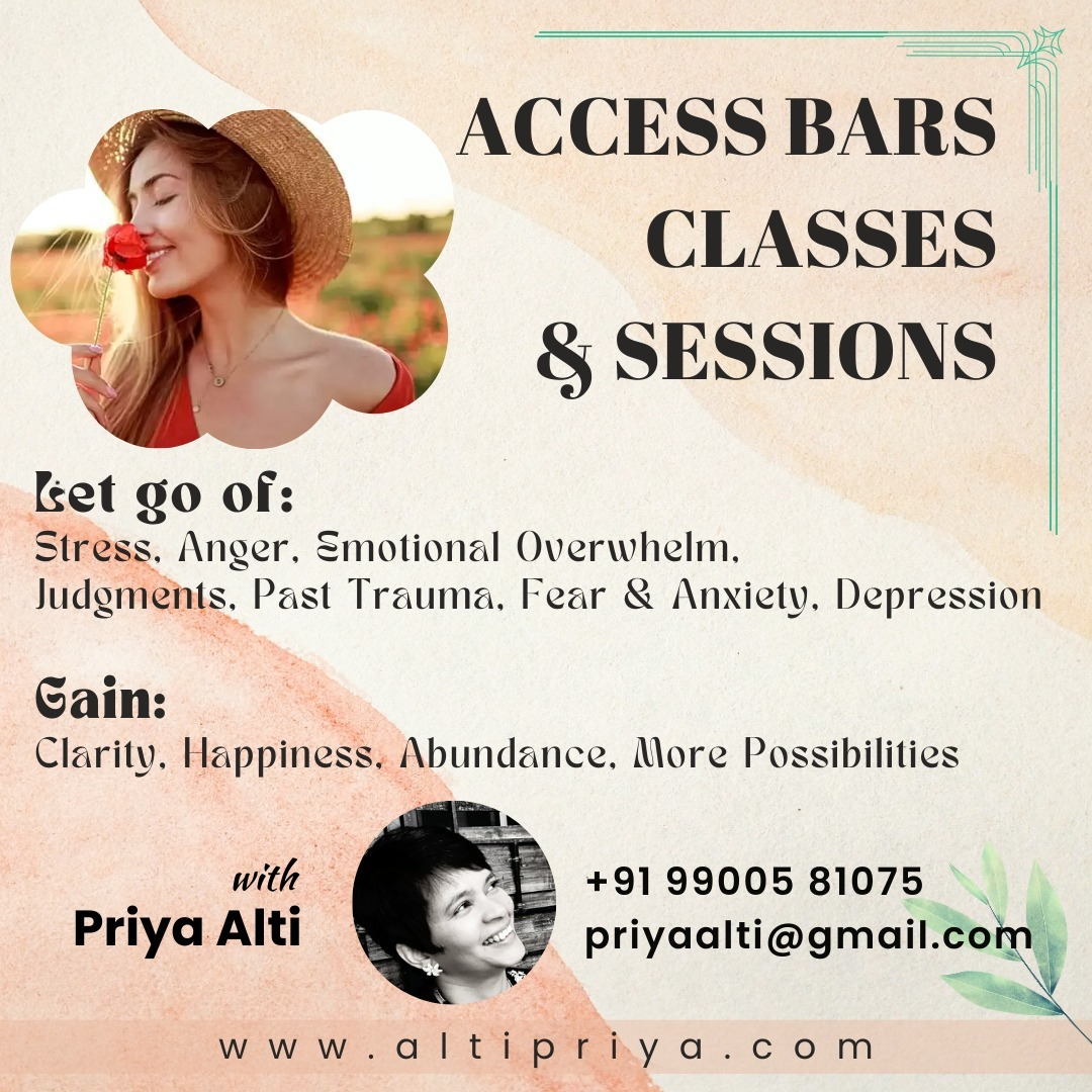 Access Bars Classes and Sessions by Priya Alti - Jayanagar