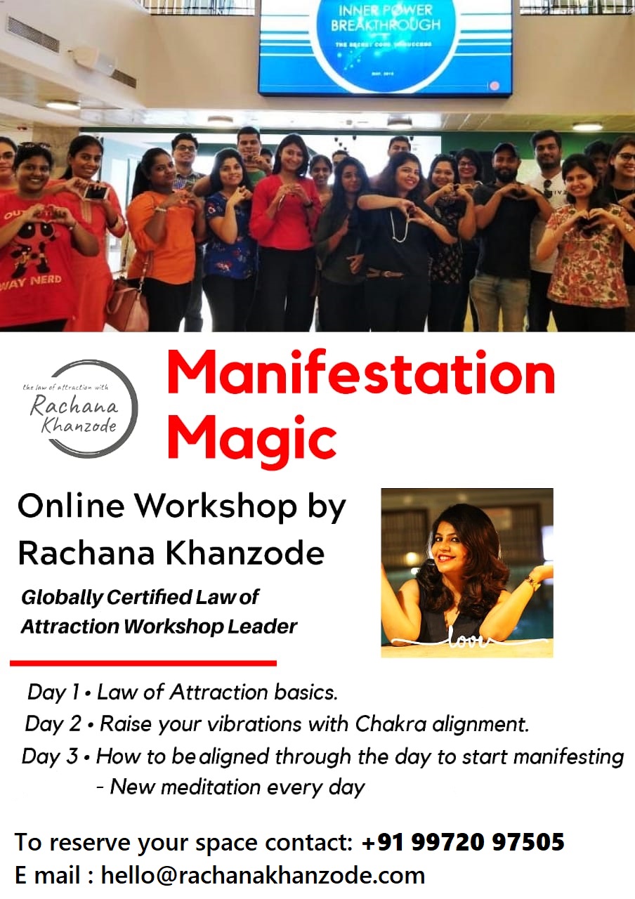 Manifestation Magic by Rachana Khanzode - Mangalore
