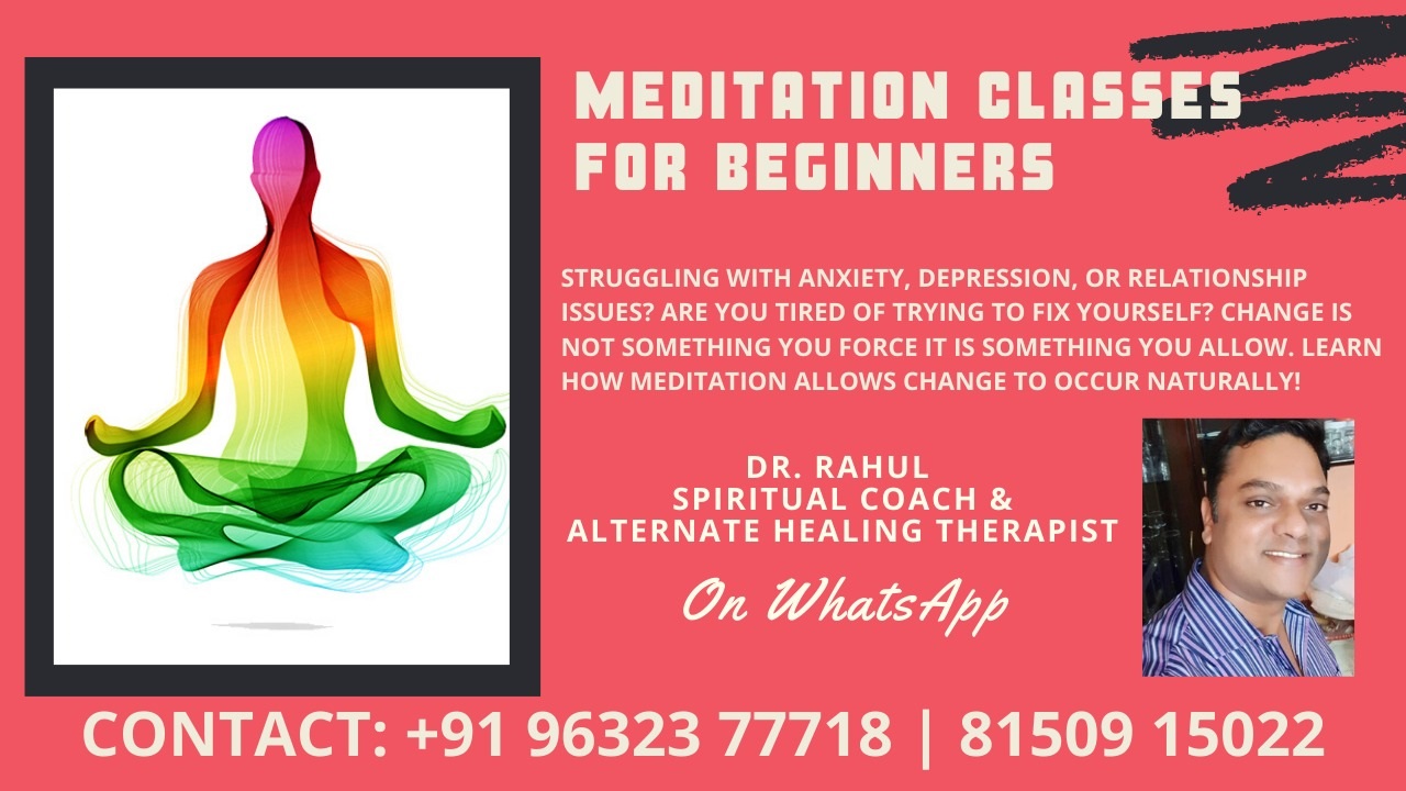 Meditation workshop by Dr. Rahul B.L - Raipur