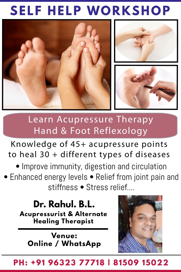 Acupressure Treatments by Rahul B.L - Madurai