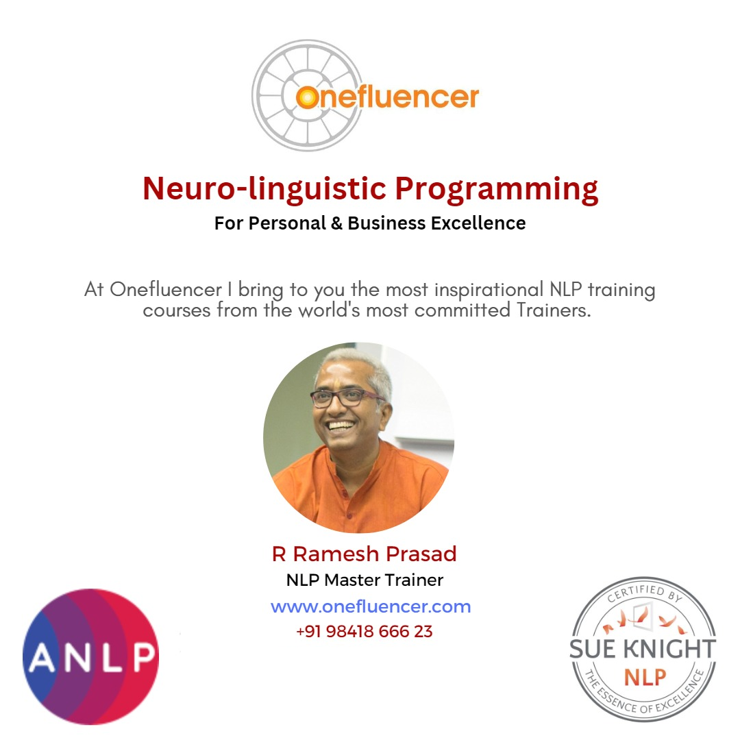 R Ramesh Prasad - Onefluencer NLP Training & Coaching - Thiruvananthapuram