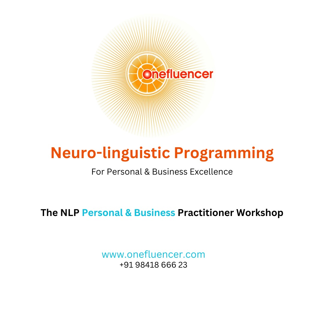 The NLP Personal and Business Practitioner Workshop - R Ramesh Prasad - Madurai