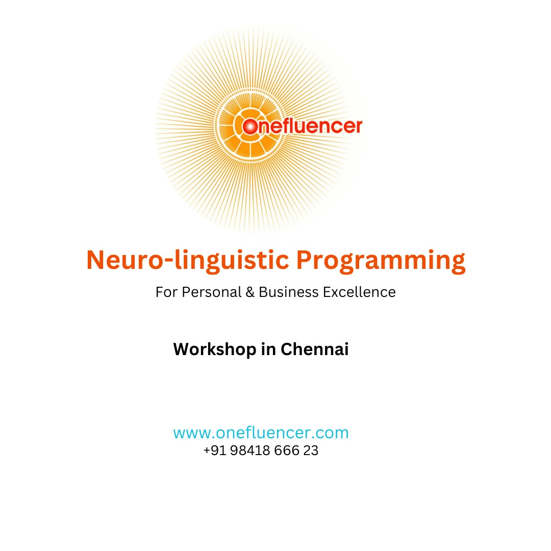 NLP for Personal and Business Excellence Workshop - R Ramesh Prasad - Chennai