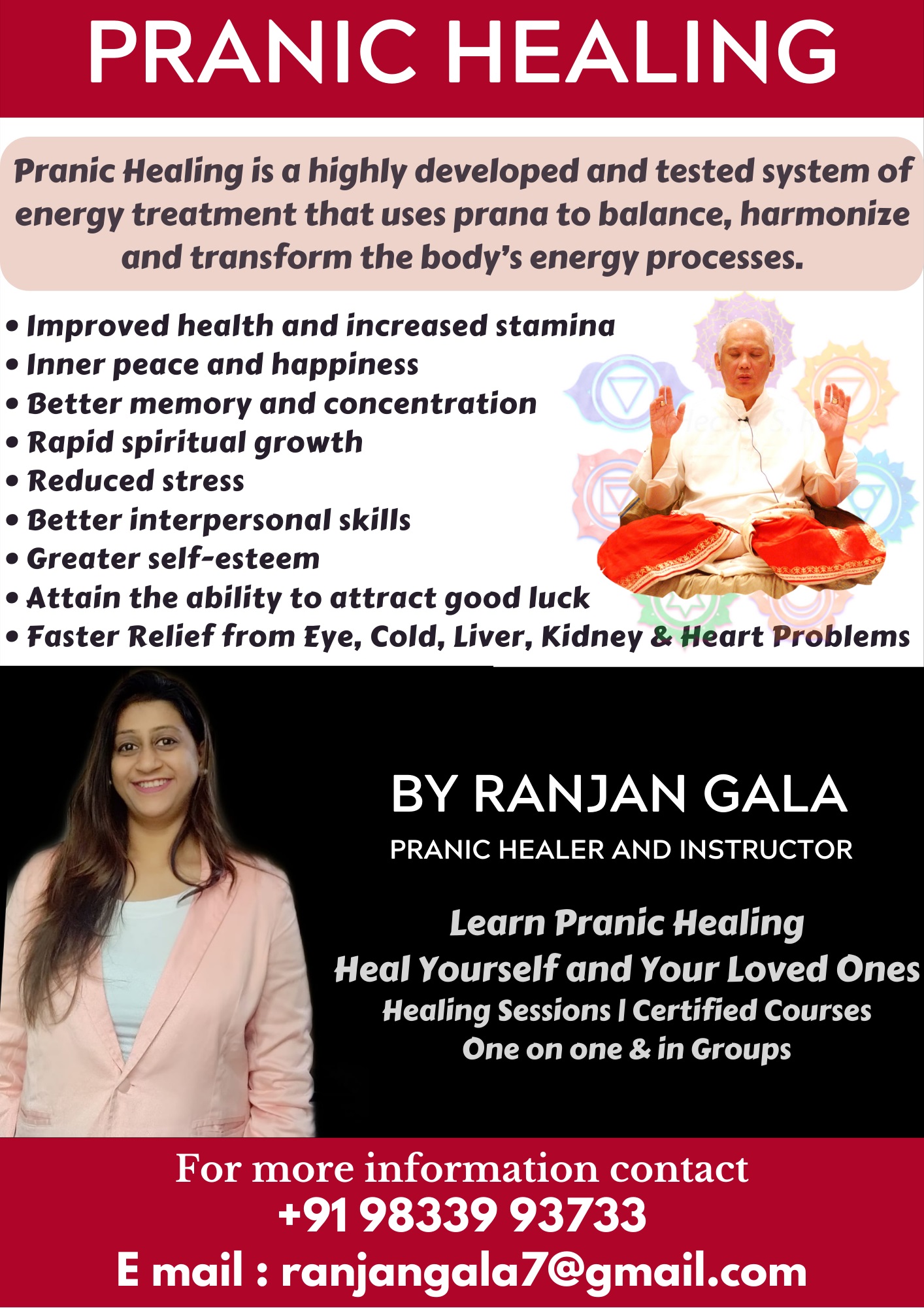 BLUE PEARL Pranic Healing Center - Ranjan Gala - Goa