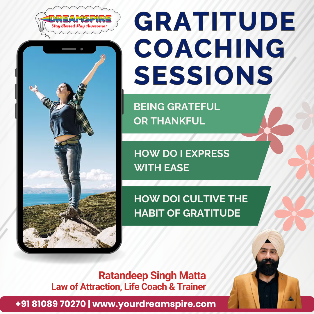 Gratitude Coaching Sessions - Ratandeep Singh Matta - Coach & Trainer - Andheri
