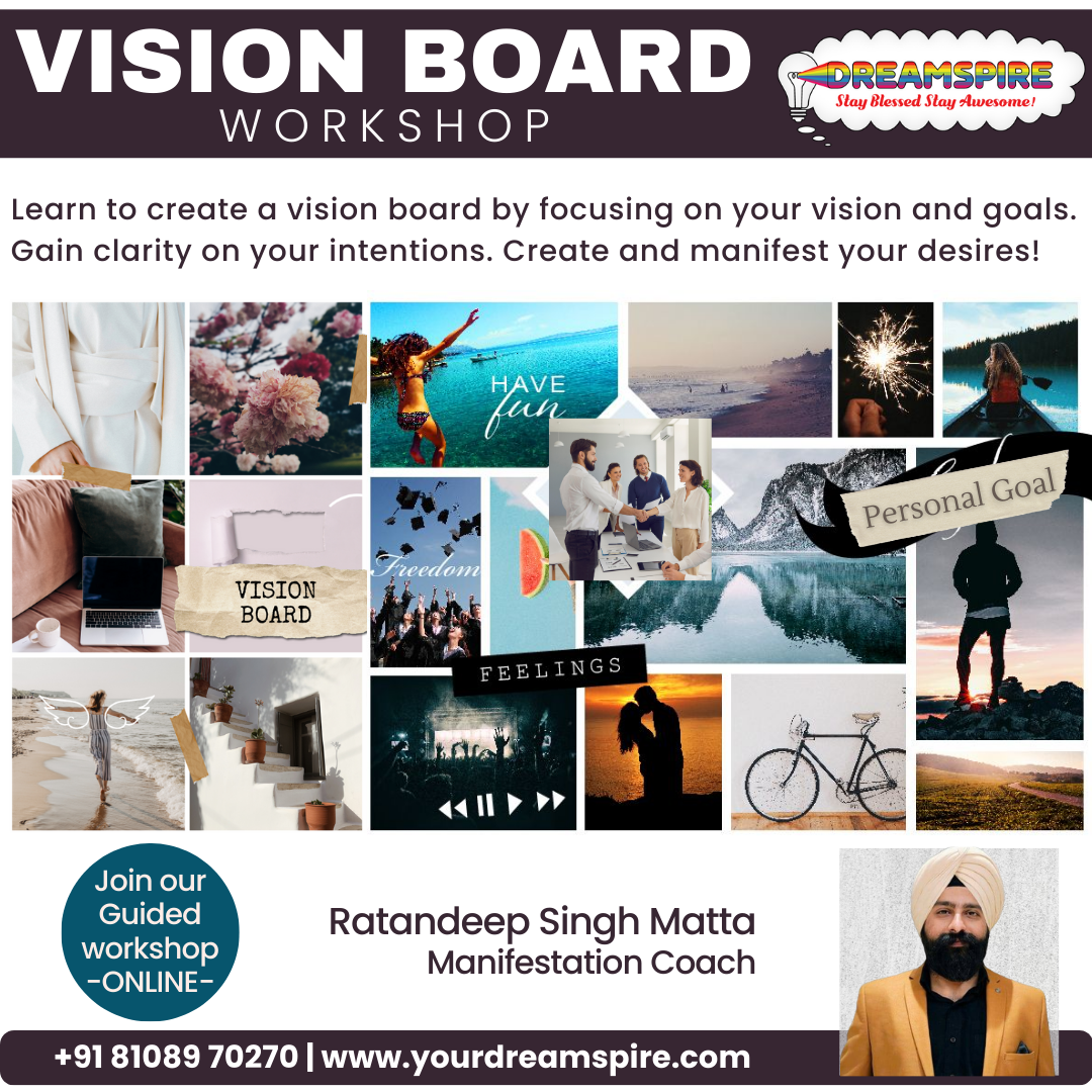 Vision Board Training with Ratandeep Singh Matta - Business Coach & Trainer - Andheri