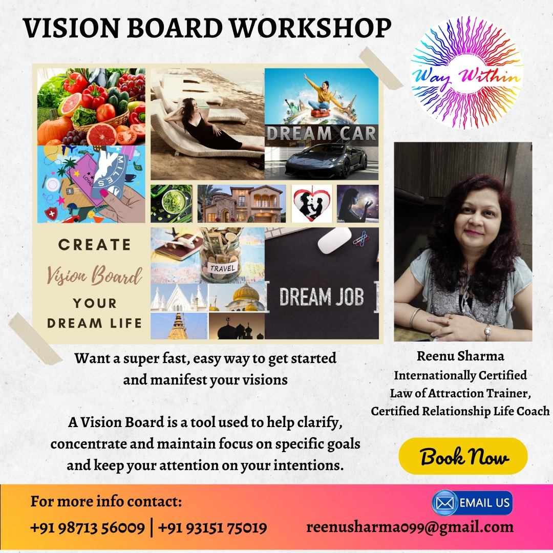 Vision Board Workshop  by Reenu Sharma - Haridwar