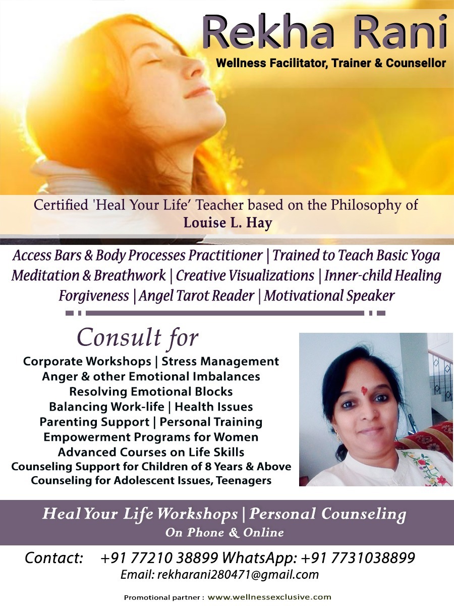 Rekha Rani - Heal Your Life teacher & Counsellor - Vijayawada