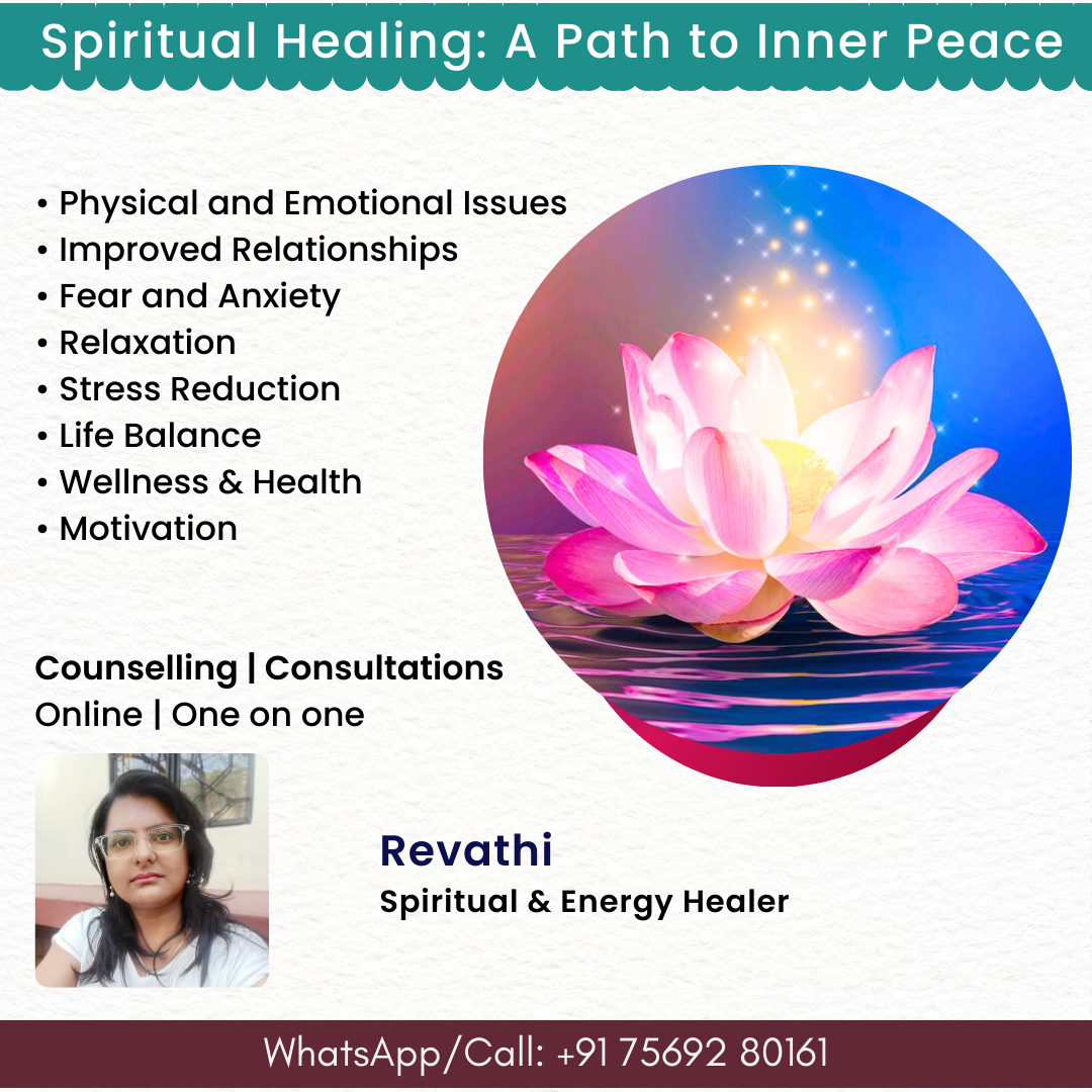 Revathi - Spiritual, Reiki Healer - Hyderabad