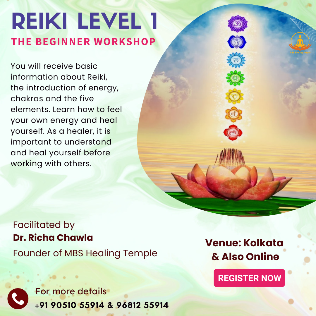 REIKI LEVEL 1 the beginner workshop by Dr. Richa Chawla - Durgapur