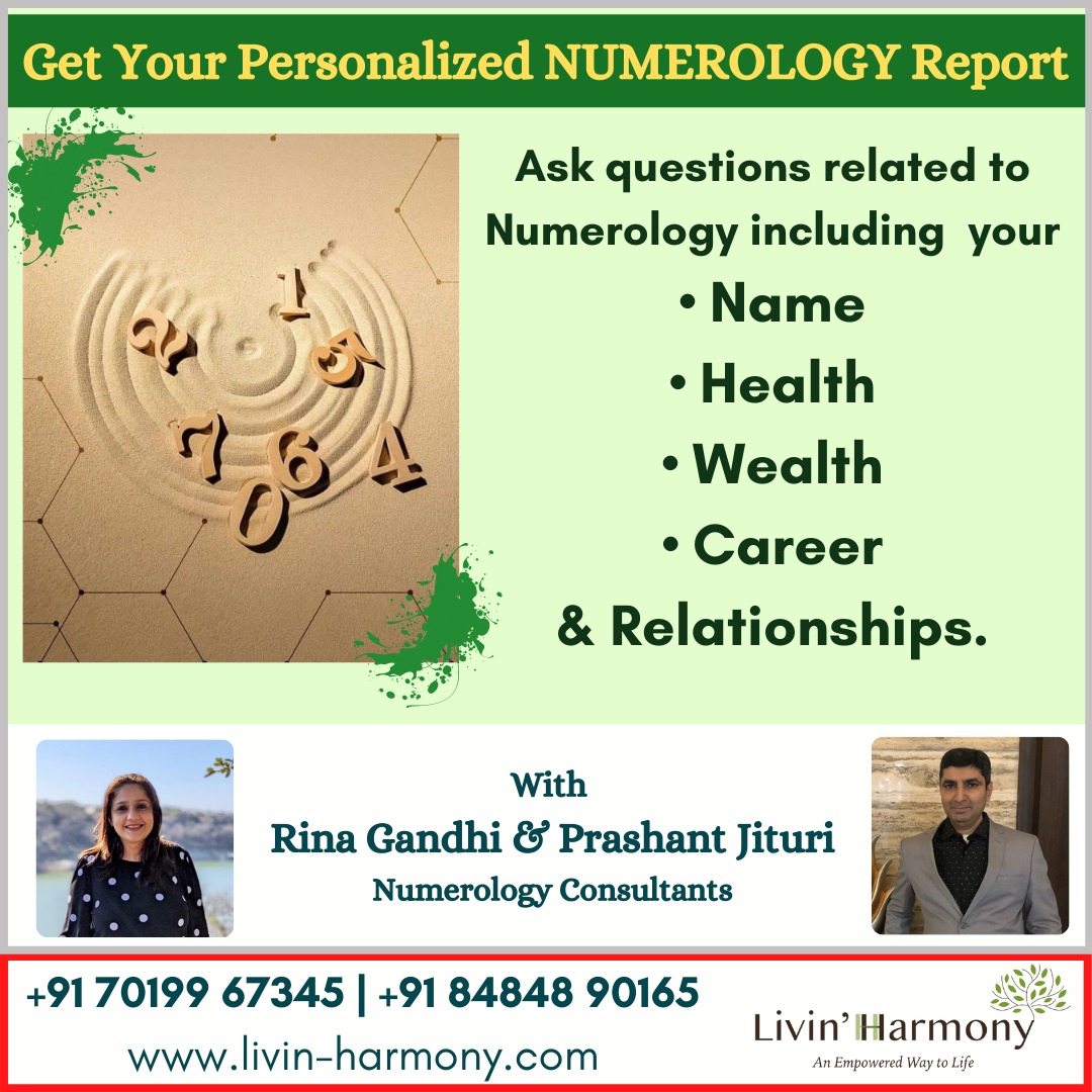 Numerology by Rina Gandhi and Prashant Jituri - Hyderabad