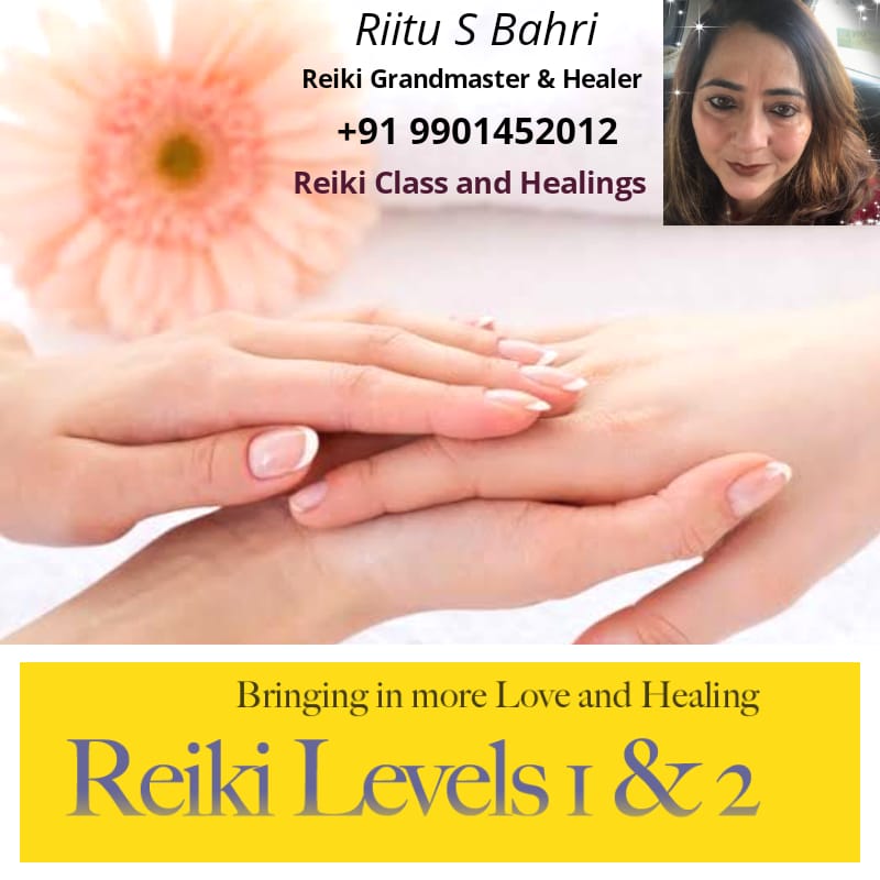 Reiki Level 1 & 2 Course By Ritu Bahri - Kanpur