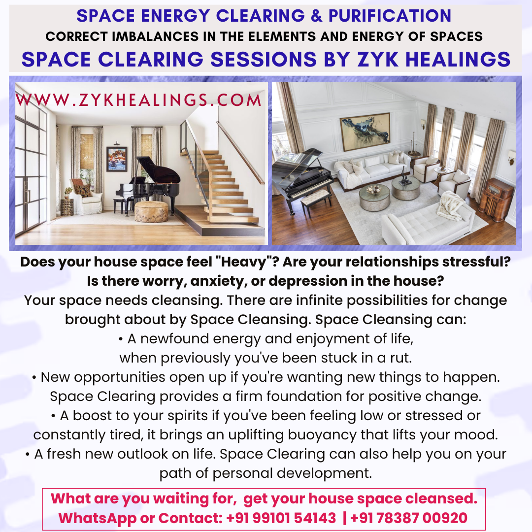 Space Clearing Sessions by ZYK Healings - Salim Hyder Khan - Noida