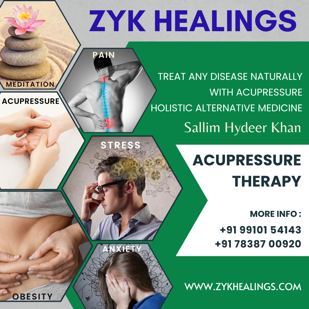Acupressure Therapy Center ZYK Healings - Salim Hyder Khan - Agra