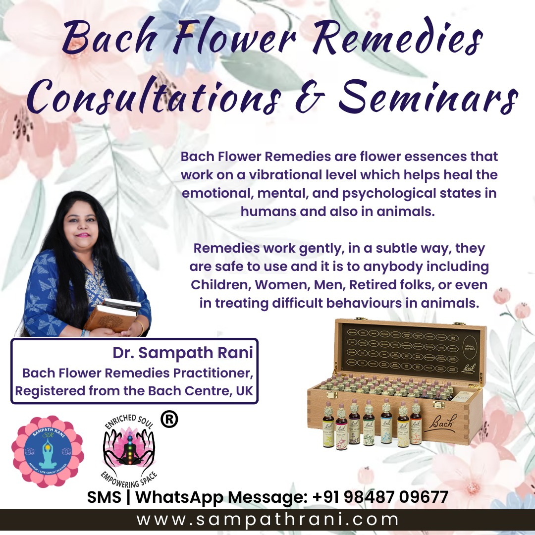 Bach Flower Remedies Practitioner - by Sampath Rani - New York