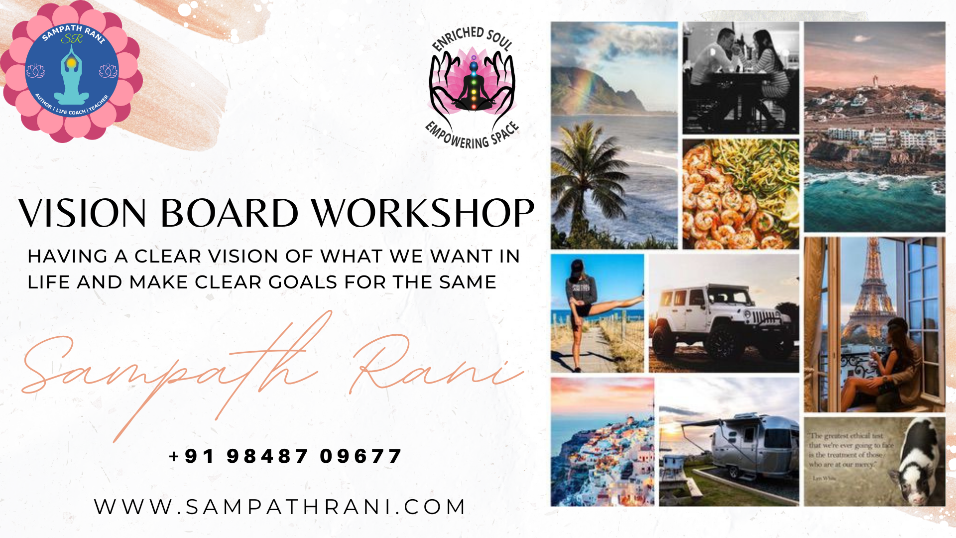 Vision Board Workshop - by Sampath Rani (Author) - Ranchi