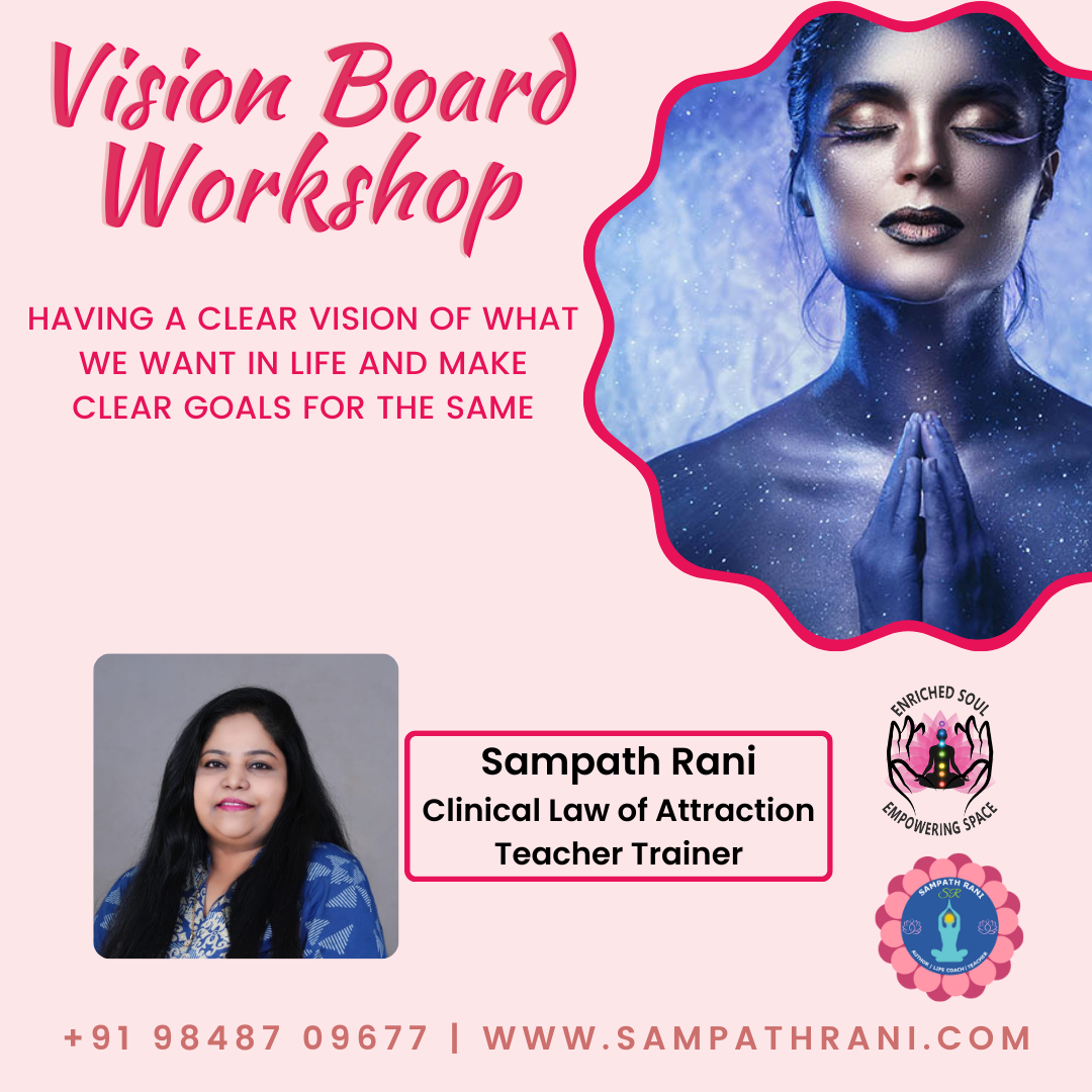 Vision Board Workshop - by Sampath Rani (Author) - Chennai