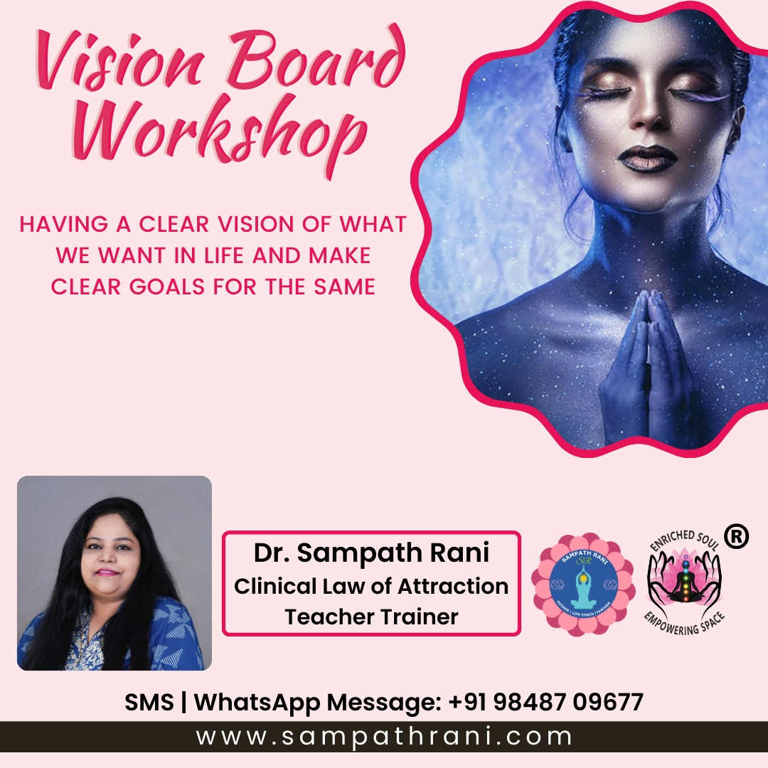 Vision Board Workshop - by Sampath Rani (Author) - Chennai