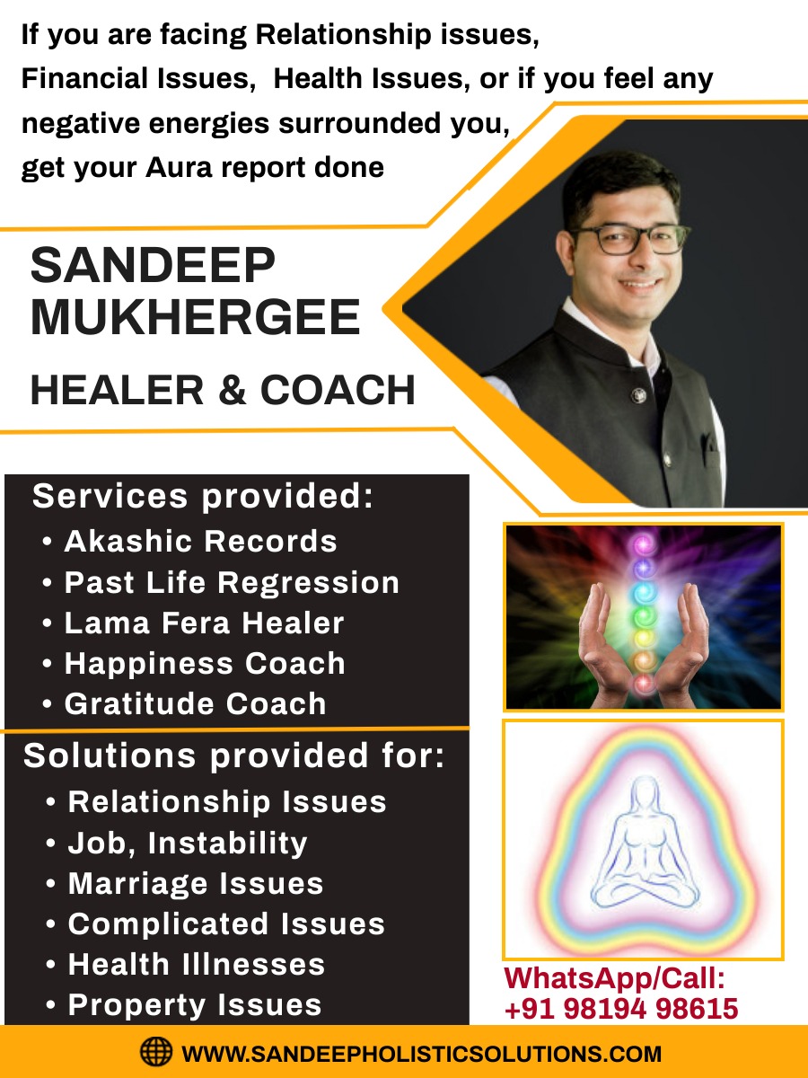 Sandeep Mukhergee - Healer and Coach - Chennai