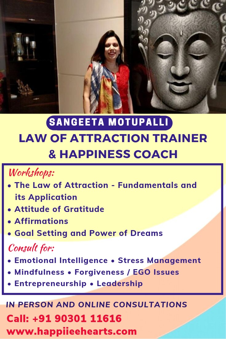 Sangeeta Motupalli - Certified Law of Attraction Teacher - Nizamabad