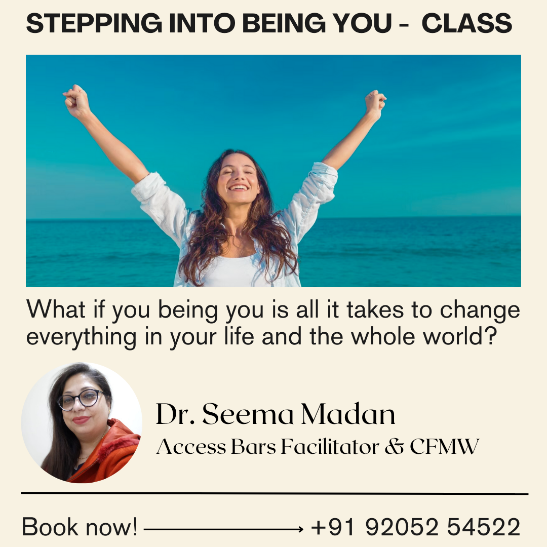 Stepping into being you CLASS with Dr. Seema Madan - Faridabad