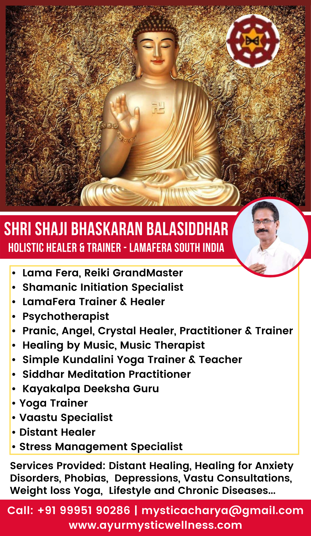 Shri Shaji Bhaskaran Balasiddhar - Lama Fera South India