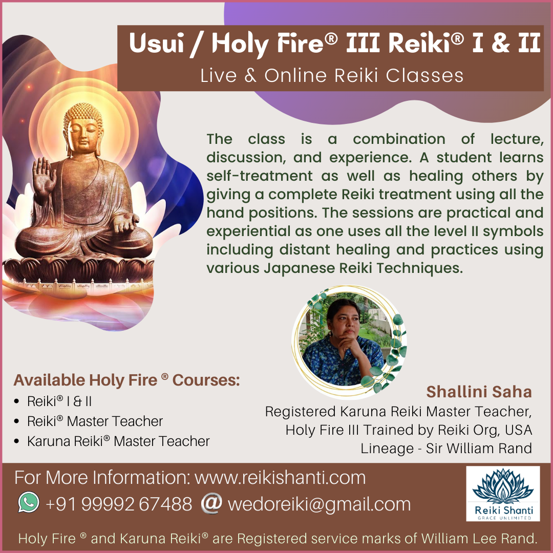 ICRT Licensed Reiki Master Teacher - Shalini Saha - Hyderabad