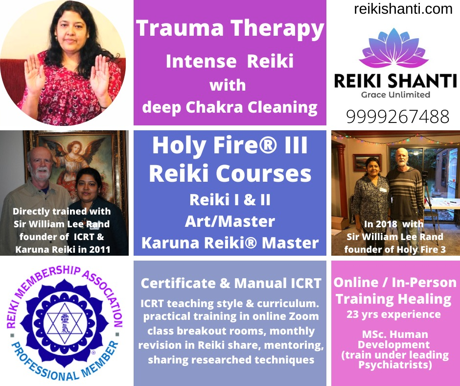 ICRT Certified Reiki Master - Shalini Saha - Gurgaon