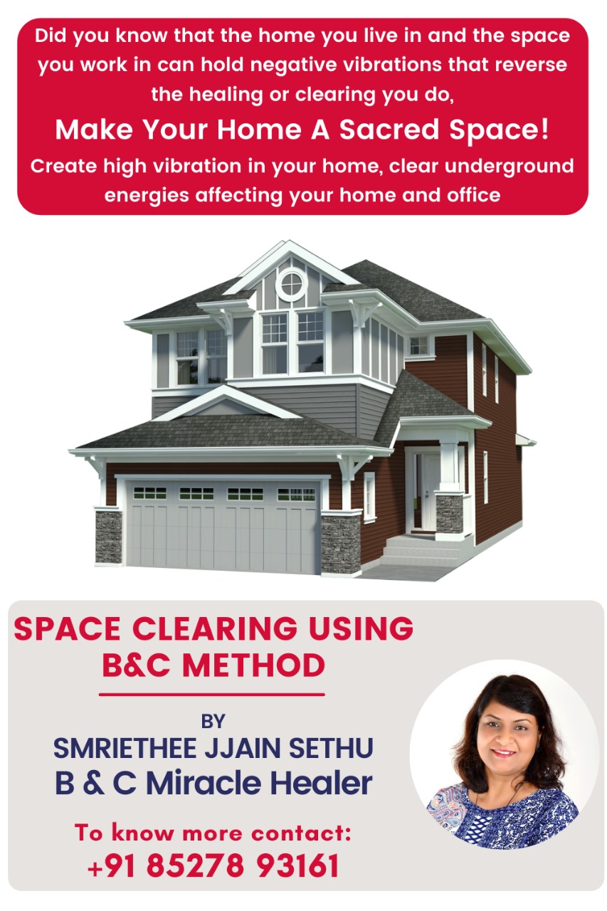 Space clearing using BC method by Smriti Jain - Smriethee Jjain Sethu - Haridwar