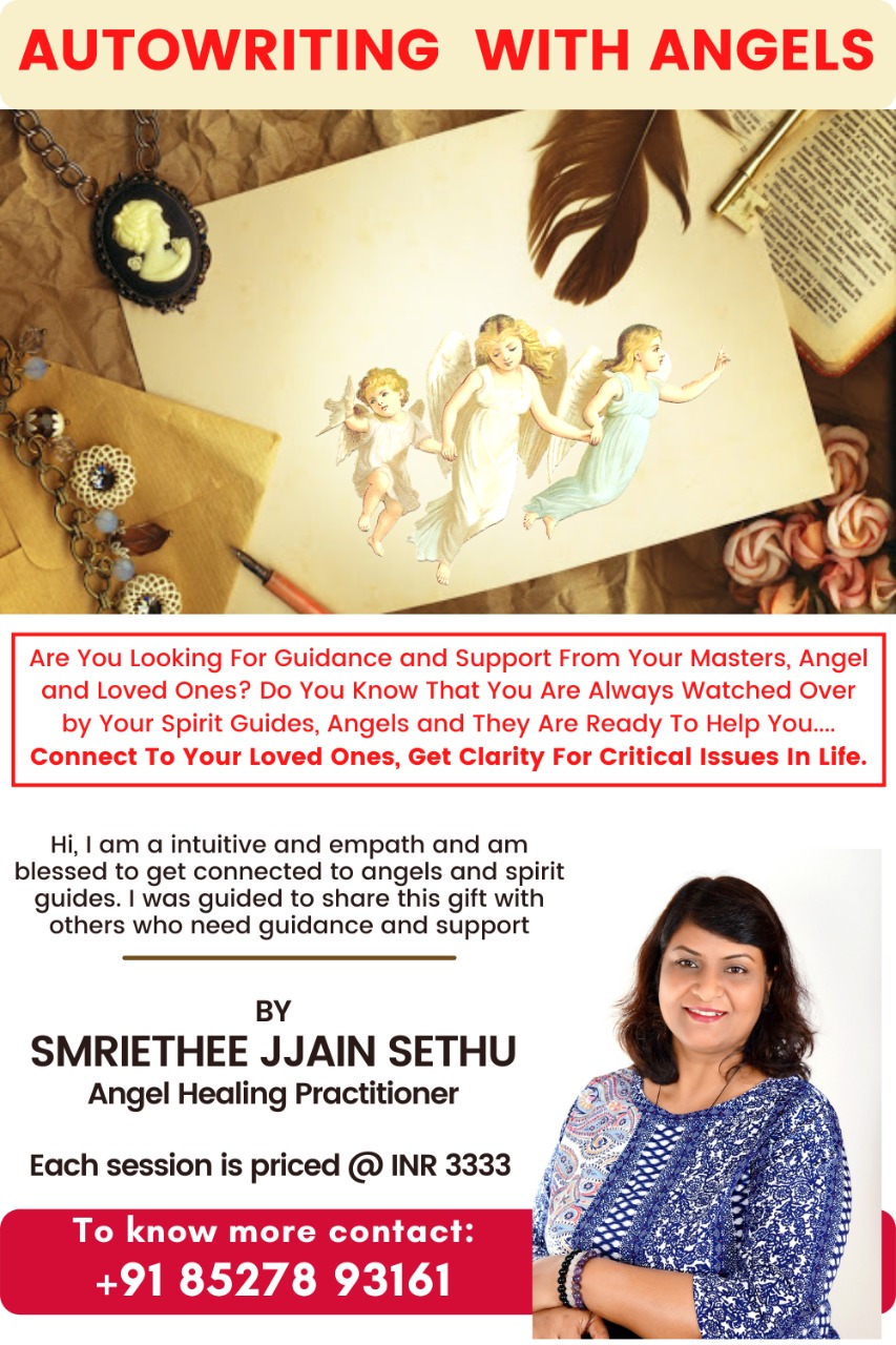 Automatic writing with Angels by Smriti Jain - Smriethee Jjain Sethu - Dehradun
